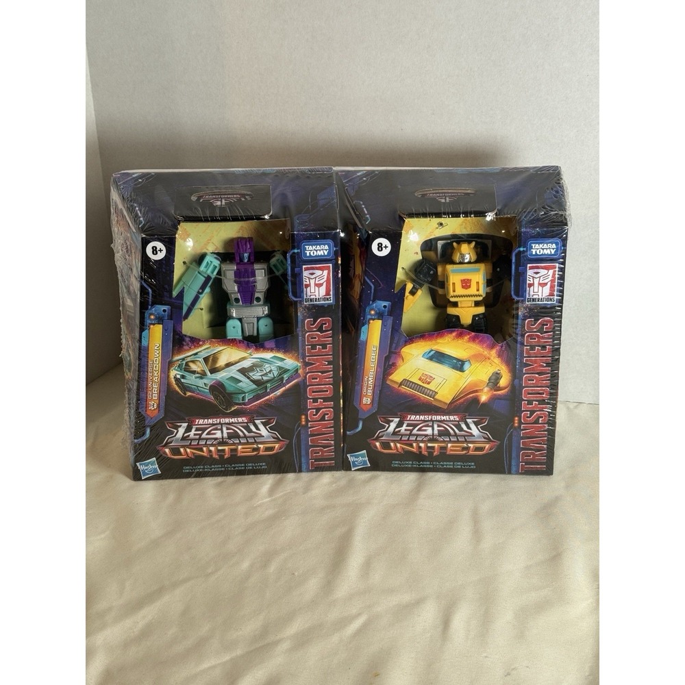 Transformers G2 UNIVERSE BREAKDOWN and ORigins Bumblebee walmart 2 pack New
